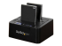 StarTech.com Standalone Hard Drive Duplicator, Dual Bay HDDSSD ClonerCopier, USB 3.1 (10 Gbps) to SATA III (6Gbps) HDDSSD Docking Station, Hard Disk Duplicator Dock - Höger vinkel