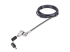 StarTech.com 25-Pack Universal Laptop Lock 6.6ft, Keyed Alike Locking Cable, Security Cable, Compatible w/Noble Wedge/Nano/K-Slot, Anti-Theft Cut-Resistant Cable - Höger vinkel