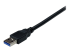 StarTech.com 6 ft Black SuperSpeed USB 3.0 Extension Cable A to A M/F - Närbild
