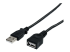 StarTech.com 3 m svart USB 2.0-förlängningskabel A till A ? M/F - Närbild