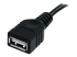 StarTech.com 3 m svart USB 2.0-förlängningskabel A till A ? M/F - Närbild